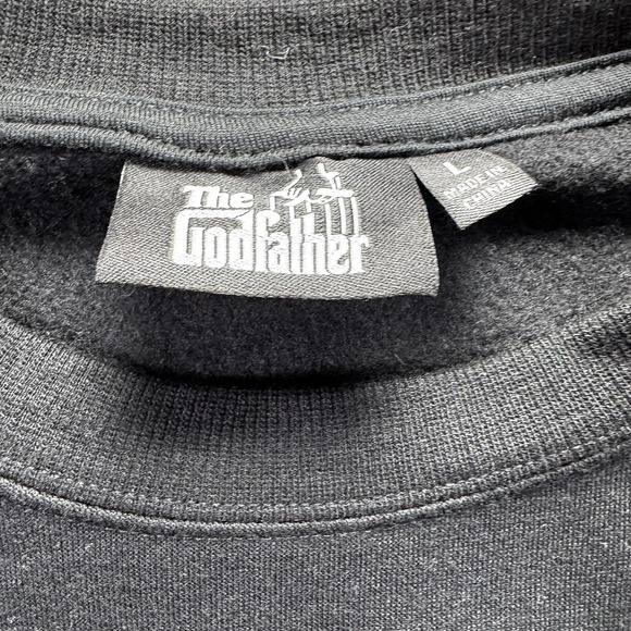 The Godfather Black Men's Large Crewneck Sweatshirt - Picture 2 of 4